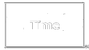 Time Menu at Smart Digital Television